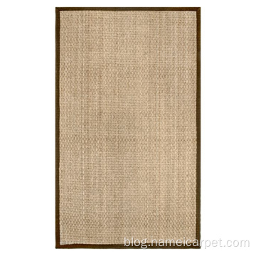 Natural seagrass fiber area rugs for living room